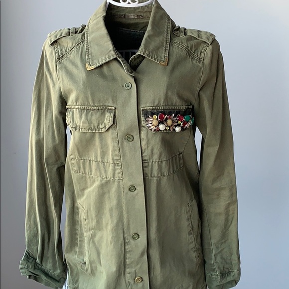 Zara Khaki Shirt/Blazer - Picture 6 of 7